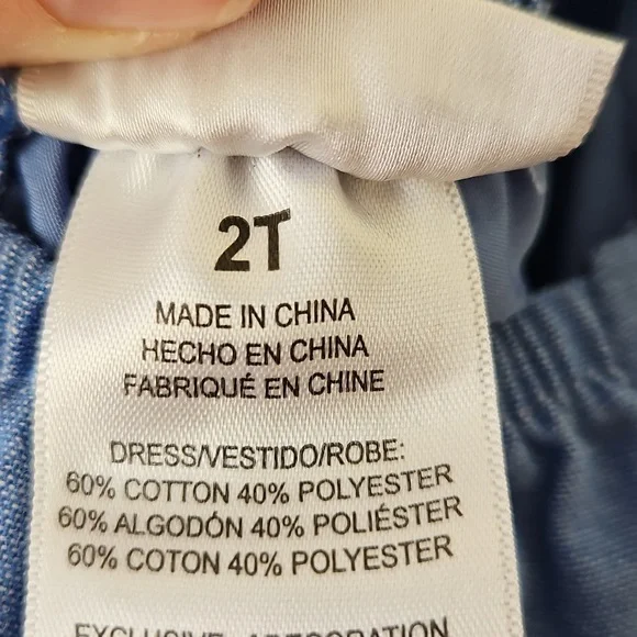 🫐EUC Blueberi Boulevard Blue Eyelet Dress | Girls 2T | Easter, Spring, Church - Picture 4 of 8